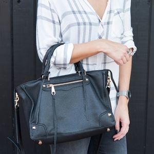 Rebecca Minkoff Regan Satchel Black